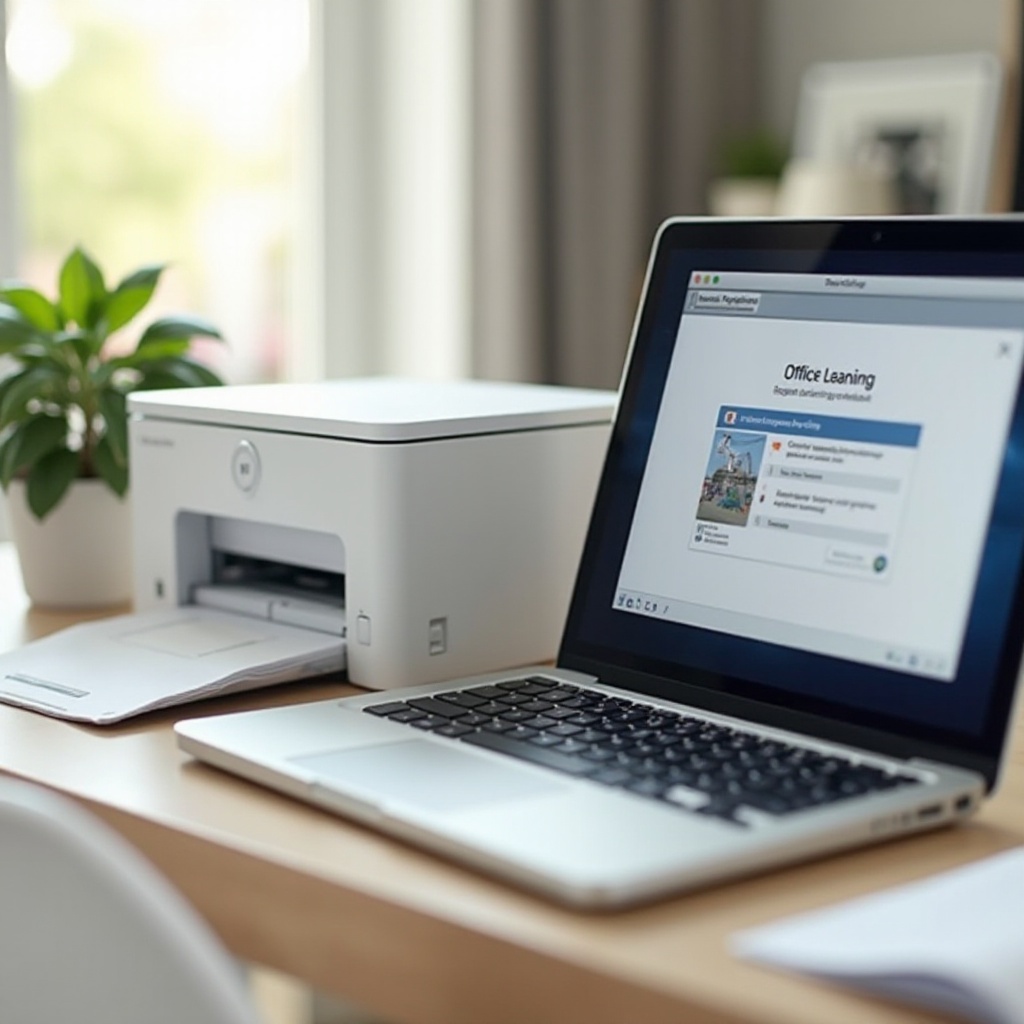 how to connect jadens printer to laptop