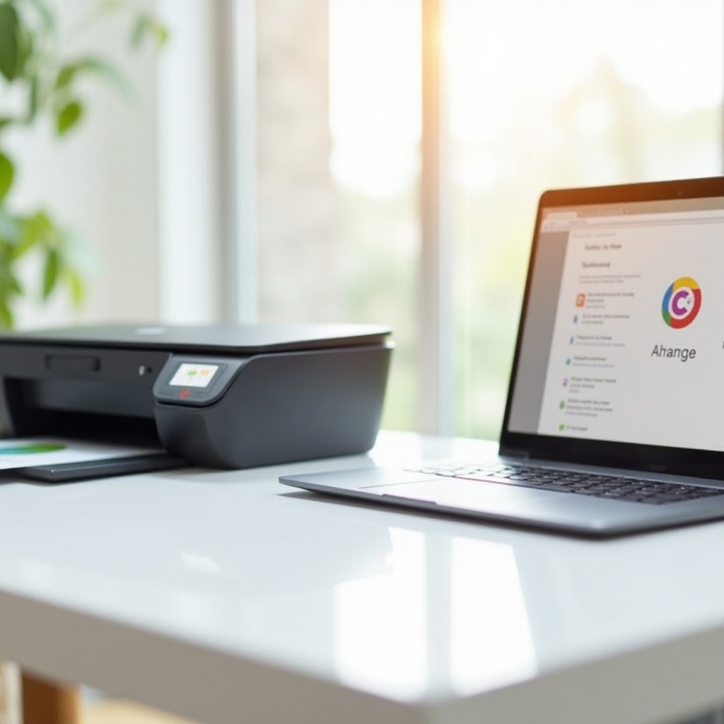 how tolink chromebook to hp envy 6400e printer
