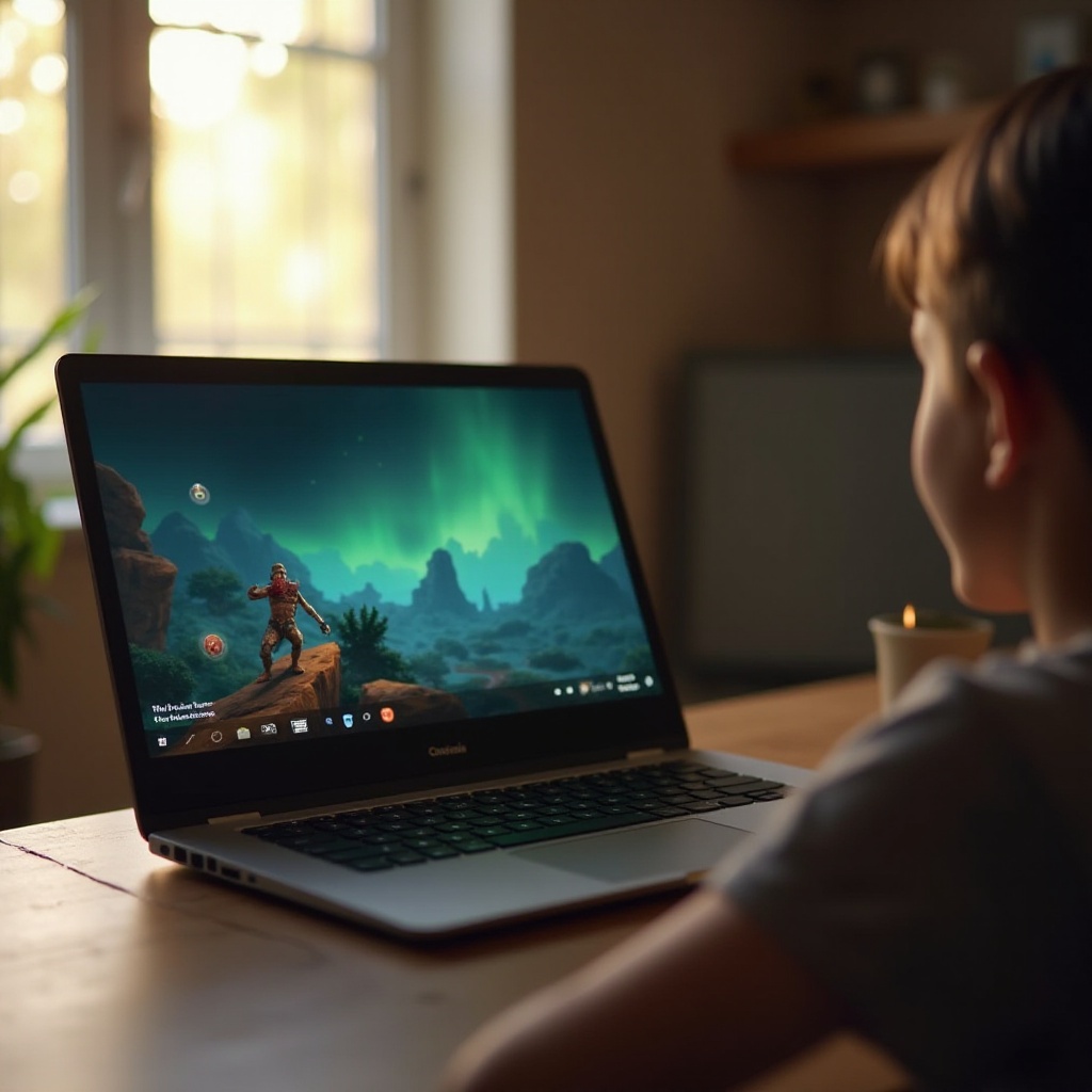why do chromebook games go slow when low battery