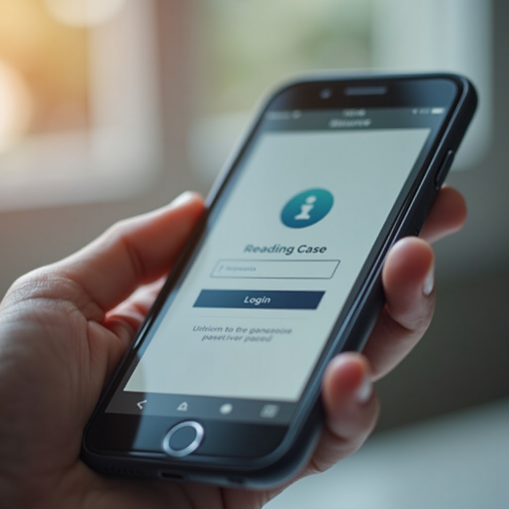 how to login to good on phone