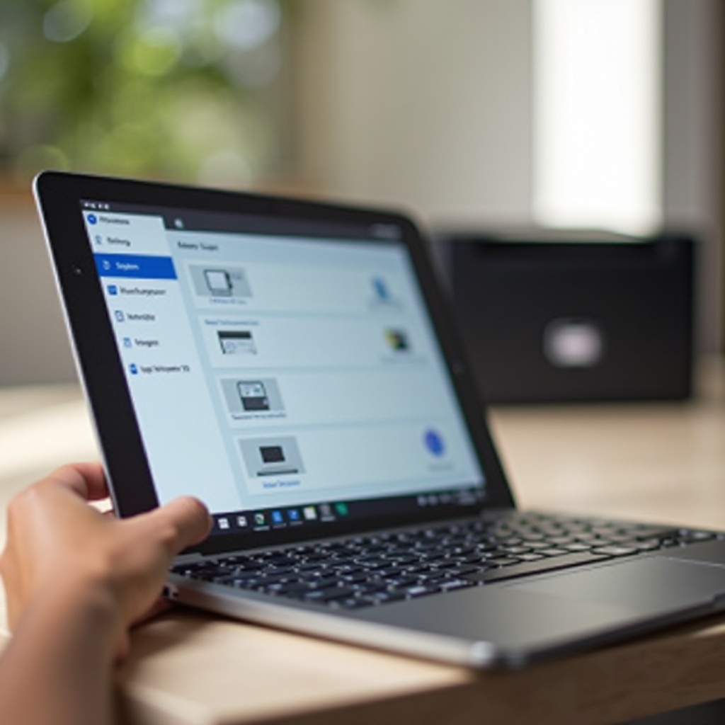 how to connect jadens printer to laptop