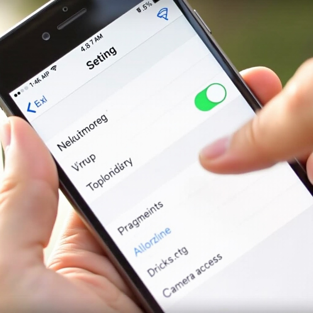 how to allow snapchat camera access